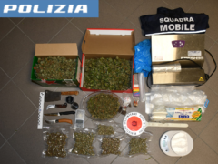 Marijuana sequestrata dalla Polizia a Fermo